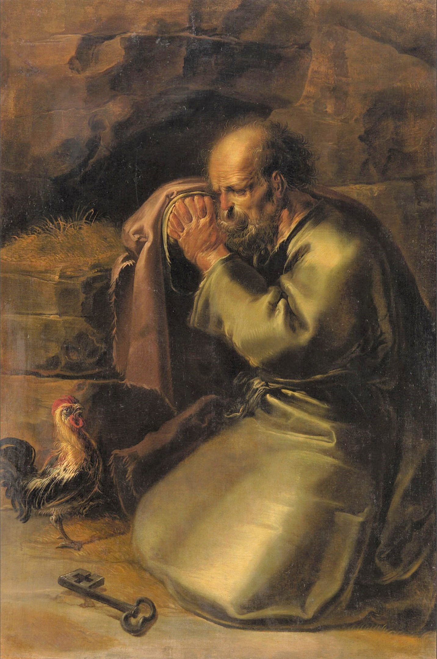 Jan van der Venne : Denial of Saint Peter。（來源：Wikipedia）